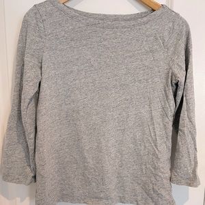 Jcrew boatneck 3/4 length sleeve top.